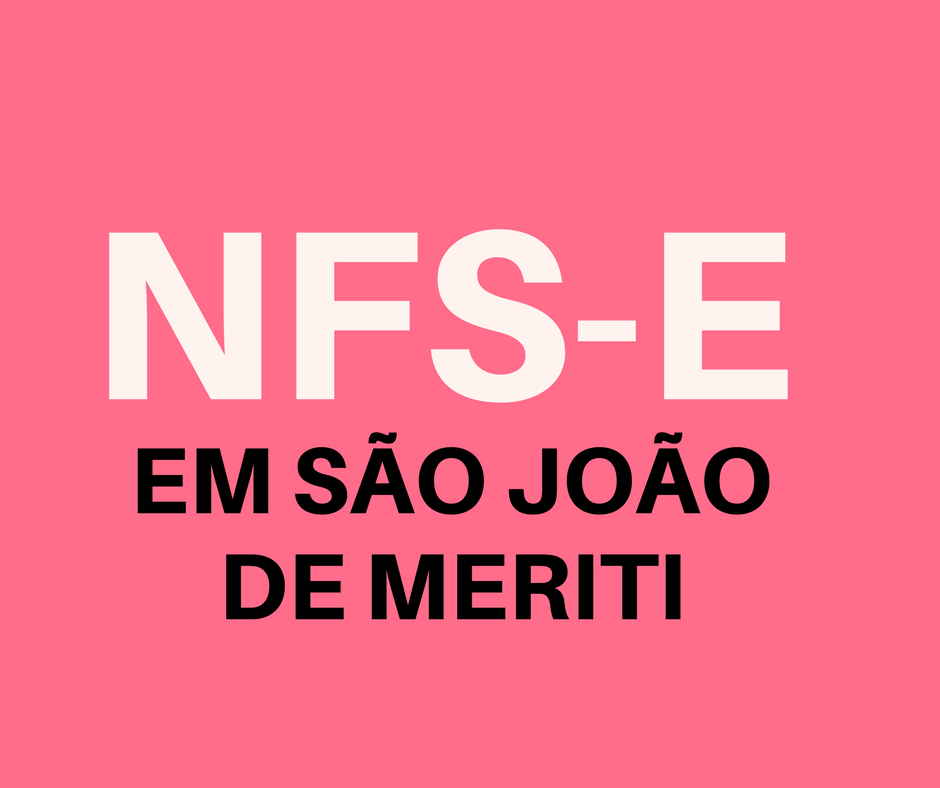 emitir NFS-e em São João de Meriti