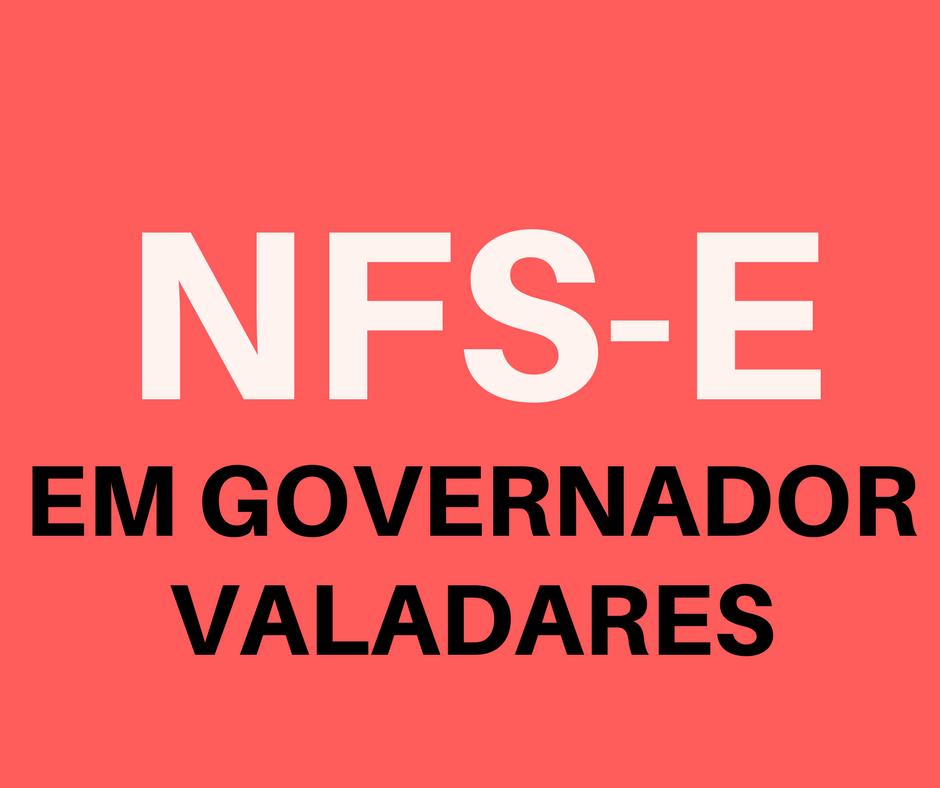 emitir NFS-e em Governador Valadares