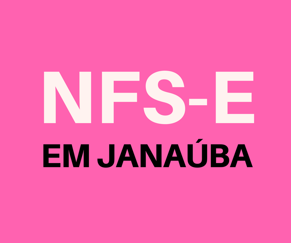 emitir NFS-e em Janaúba