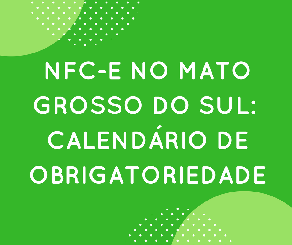 NFC-e no Mato Grosso do Sul