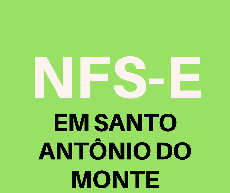 emitir NFS-e em Santo Antônio do Monte