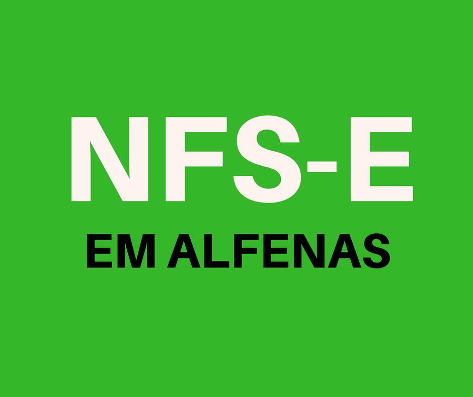 emitir NFS-e em Alfenas