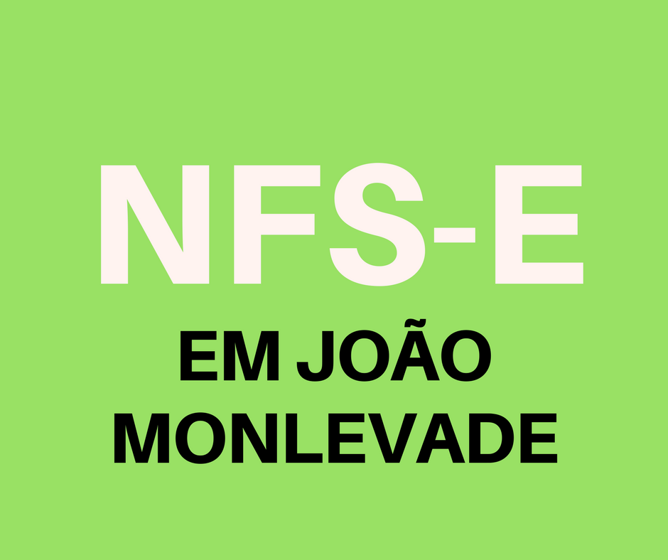 emitir NFS-e em João Monlevade