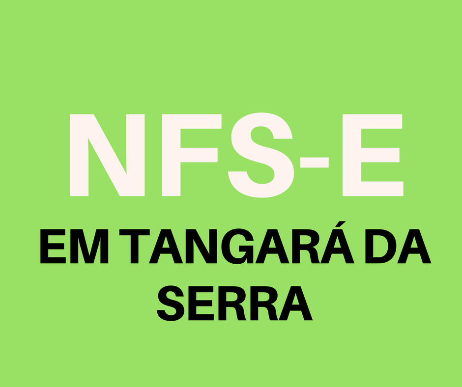 emitir NFS-e em Tangará da Serra