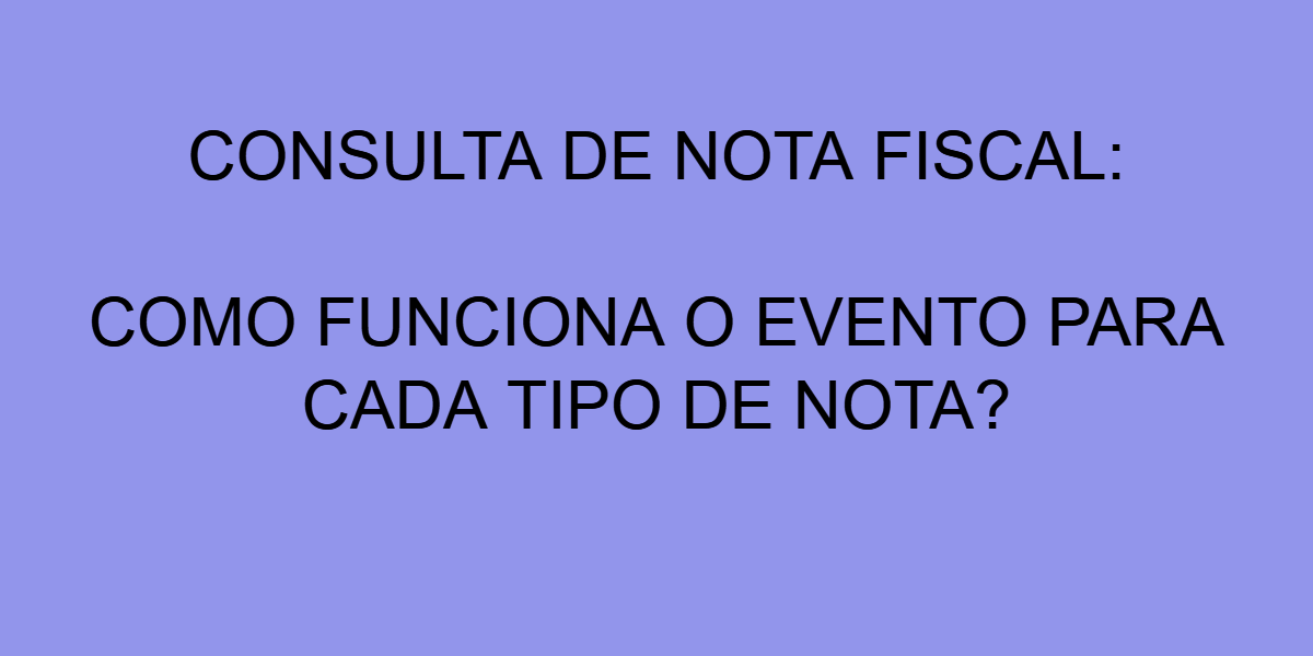 consulta de nota fiscal
